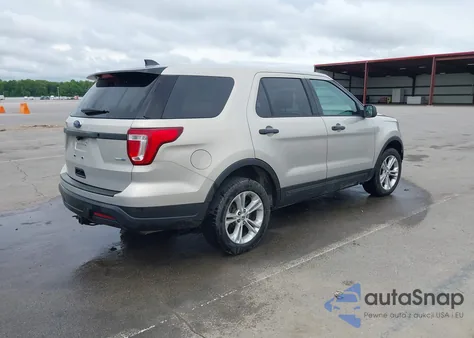 2018 Ford Police Interceptor из США, поврежденный, VIN 1FM5K8AR4JGB12087